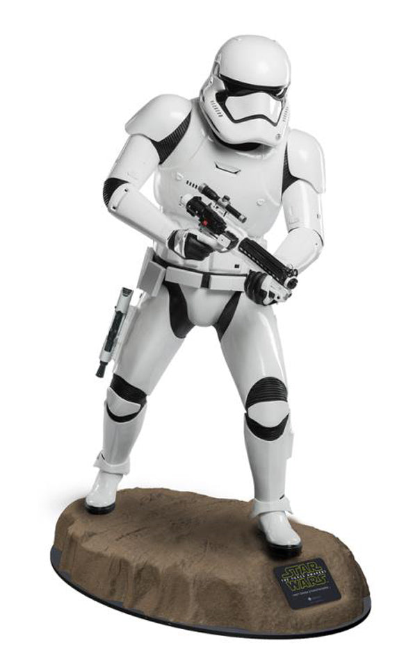 STAR WARS (new Trilogy): LIFE-SIZE STORMTROOPER (long sold out; no longer in production - ONLY 1 IN STOCK!).