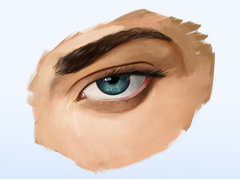 The Eye Tutorial For Digital Painting By Dan LuVisi