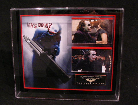 THE DARK KNIGHT: SCREENUSED JOKER KNIFE (stunt), used by Heath Ledger - SOLD!
