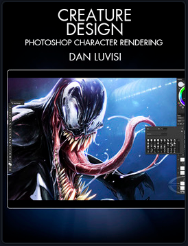 The Photoshop Character Design Rendering By Dan LuVisi