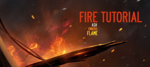 The Fire, Smoke & Spark Tutorial For Digital Painting By Dan LuVisi