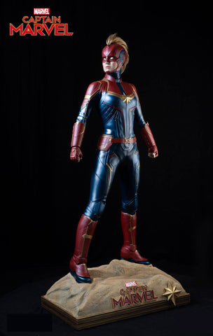 CAPTAIN MARVEL - “CAPTAIN MARVEL” LIFE-SIZE STATUE - SOLD OUT!