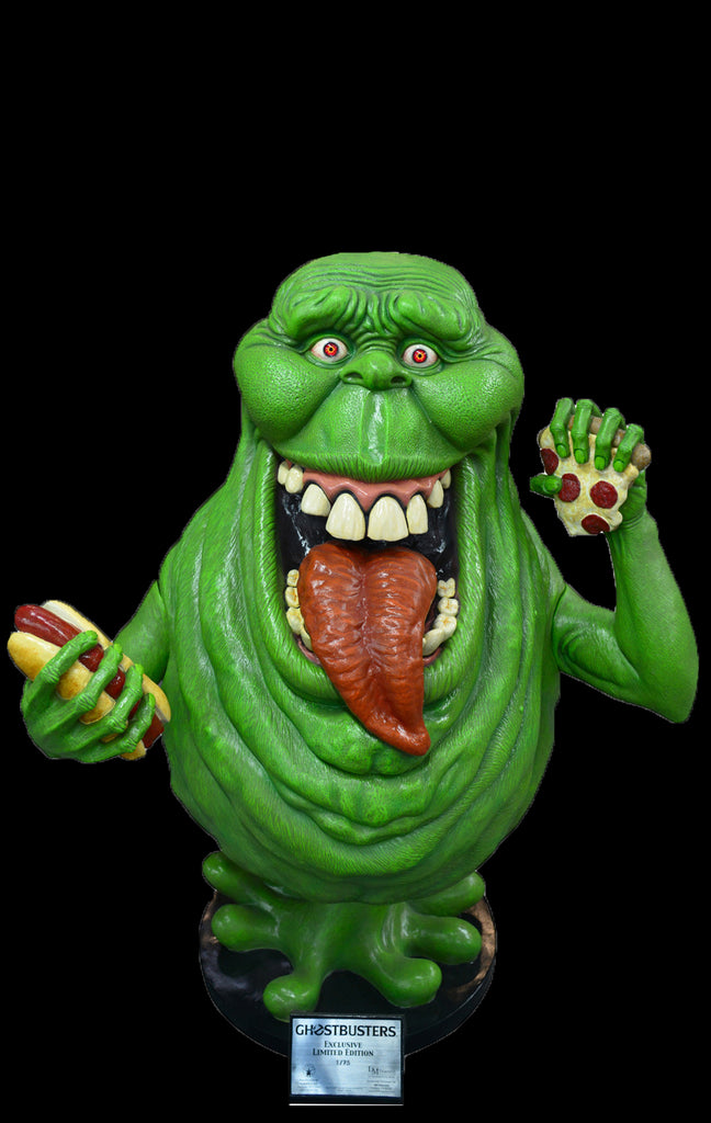 GHOSTBUSTERS - Life-size "SLIMER" glow-in-the-dark statue
